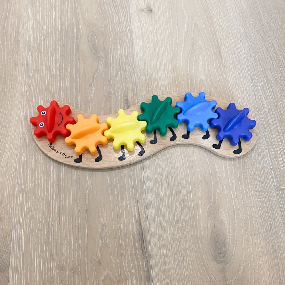 Sold Melissa & Doug | Wooden Rainbow Caterpillar